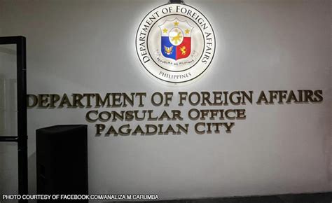 Consular Office Pagadian Opens Courtesy Lane for All Employed .